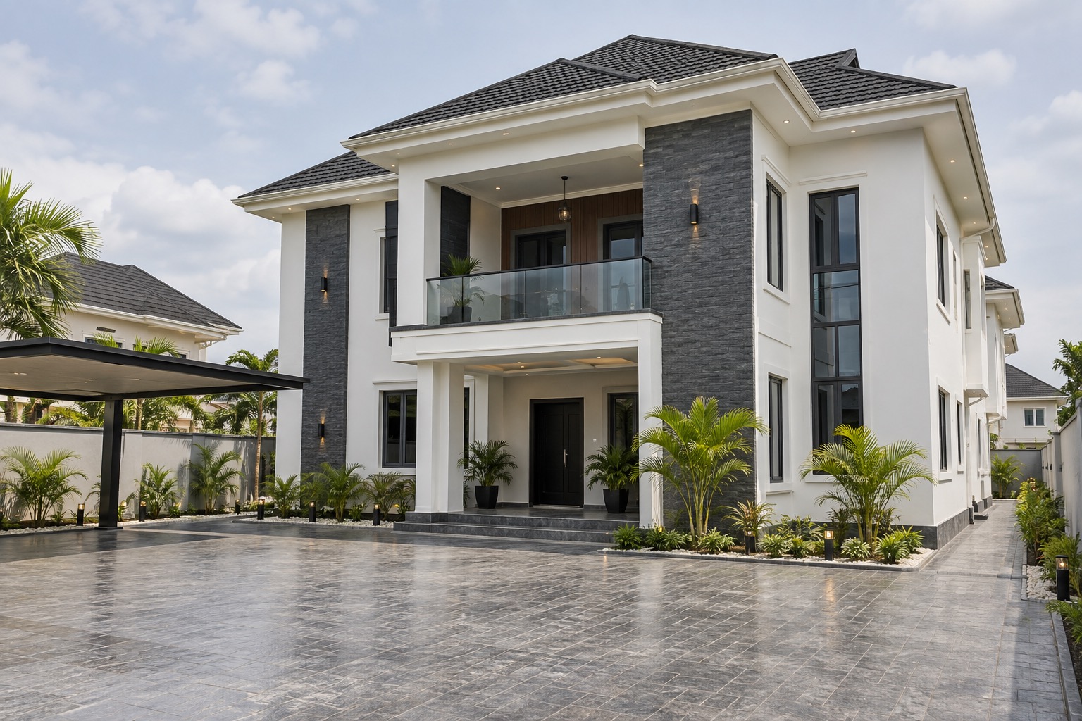Illustrative contemporary duplex listing